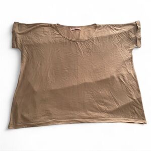 Casual Tan Short Sleeve Tee